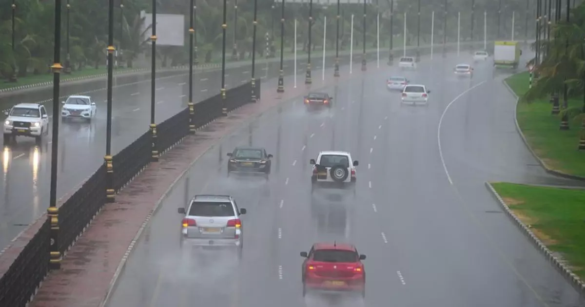 Oman to See Rain Starting Friday as Low-Pressure Trough Forms