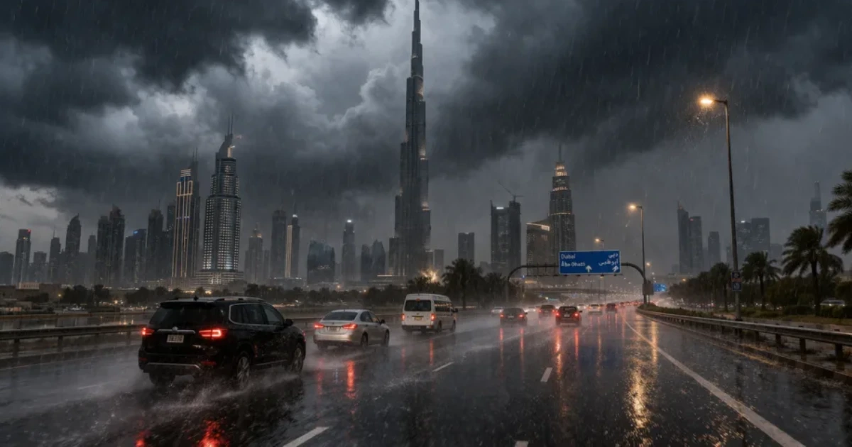 UAE to See Rainfall in Several Areas on March 24 as Unstable Weather Continues