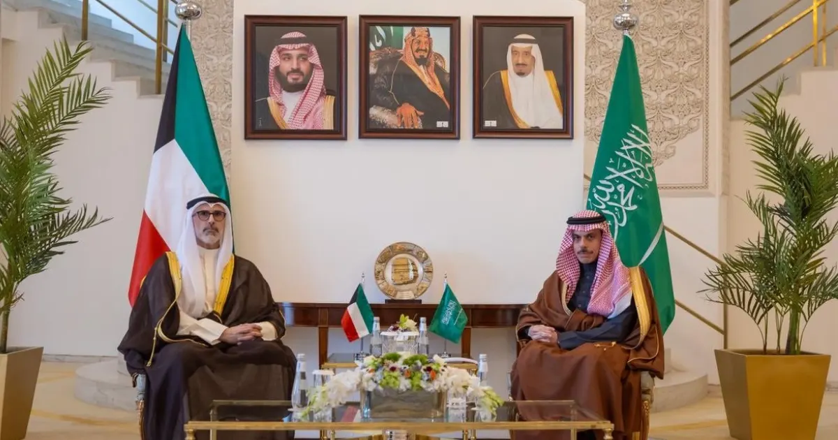 Saudi and Kuwaiti Foreign Ministers Meet to Talk Regional Affairs
