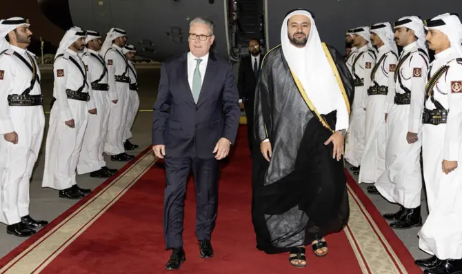 UK PM Starmer Visits Qatar as Gulf Visit.